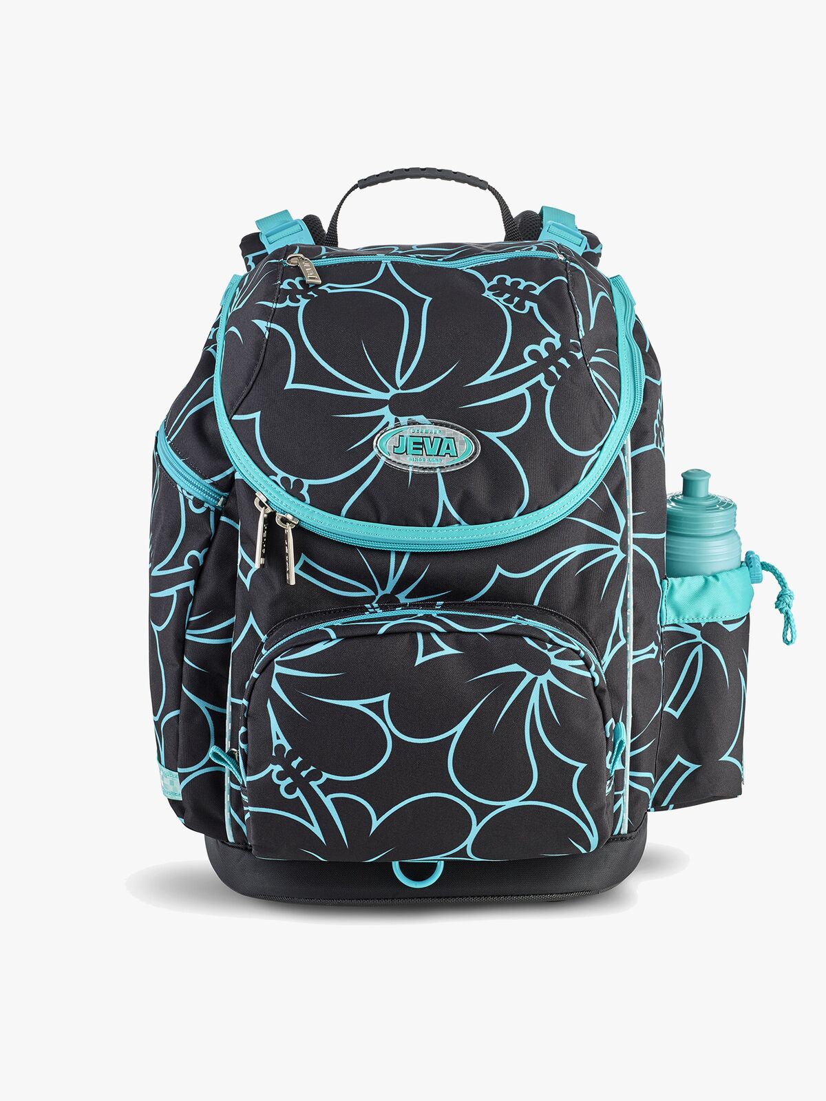Jeva Hibiscus Rygsæk 18L, Black/Turquise
