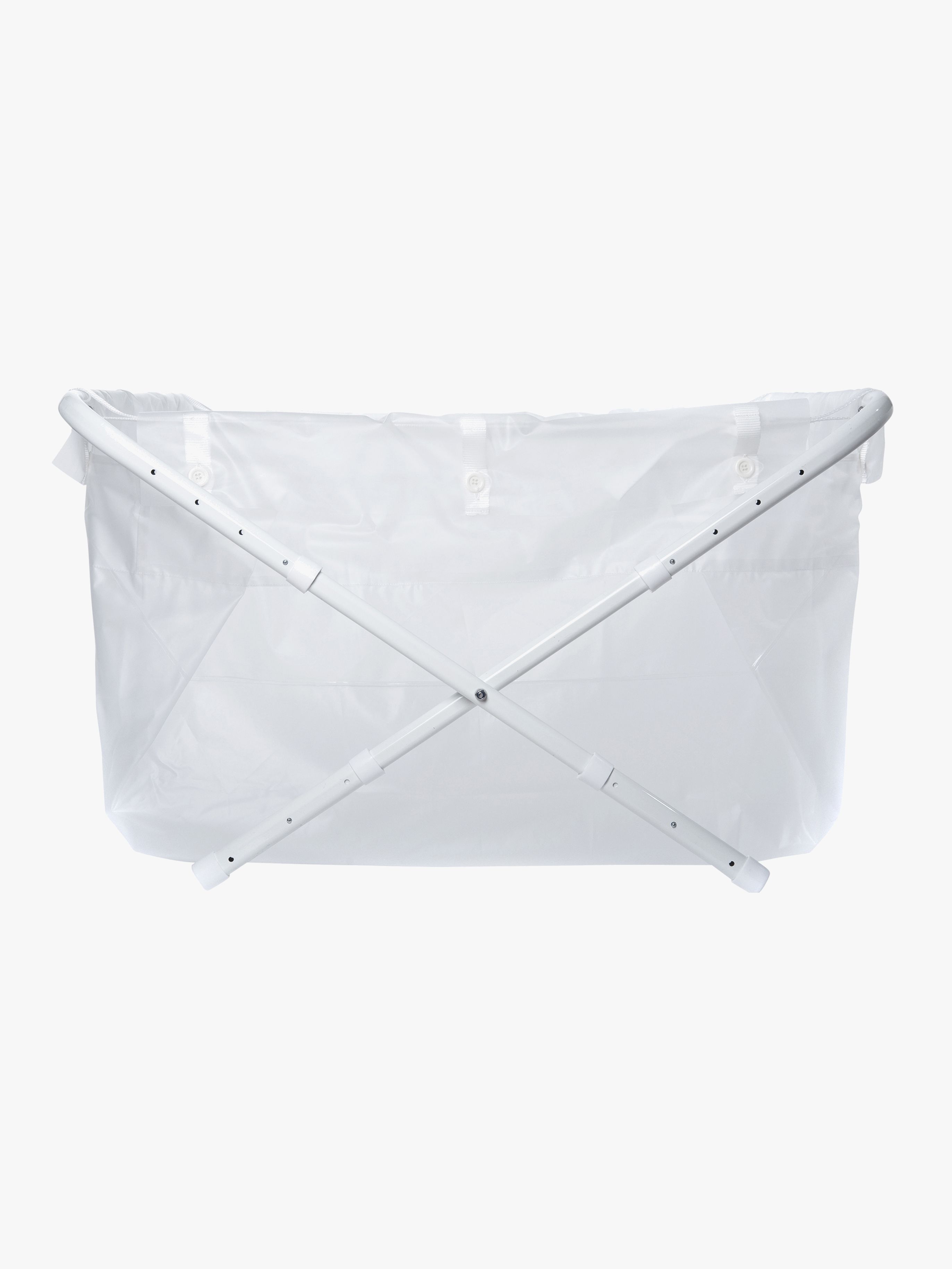 BiBaBad Flexi  Sammenklappelig Badekar 70-90 cm, Gennemsigtig