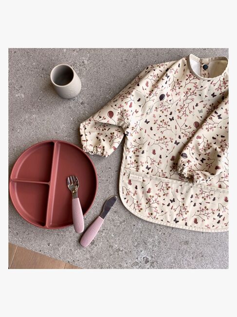 nuuroo Mingo Opdelt Tallerken Silikone, Mahogany