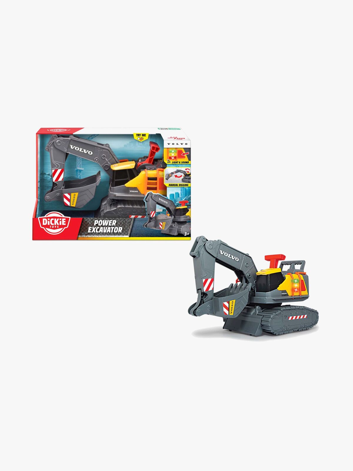 Dickie Toys Volvo Power Gravemaskine 30 cm