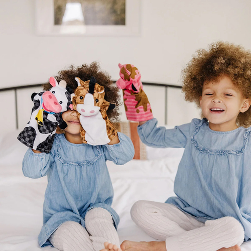 Melissa & Doug Hånddukker Bondegårdsdyr 4-pak