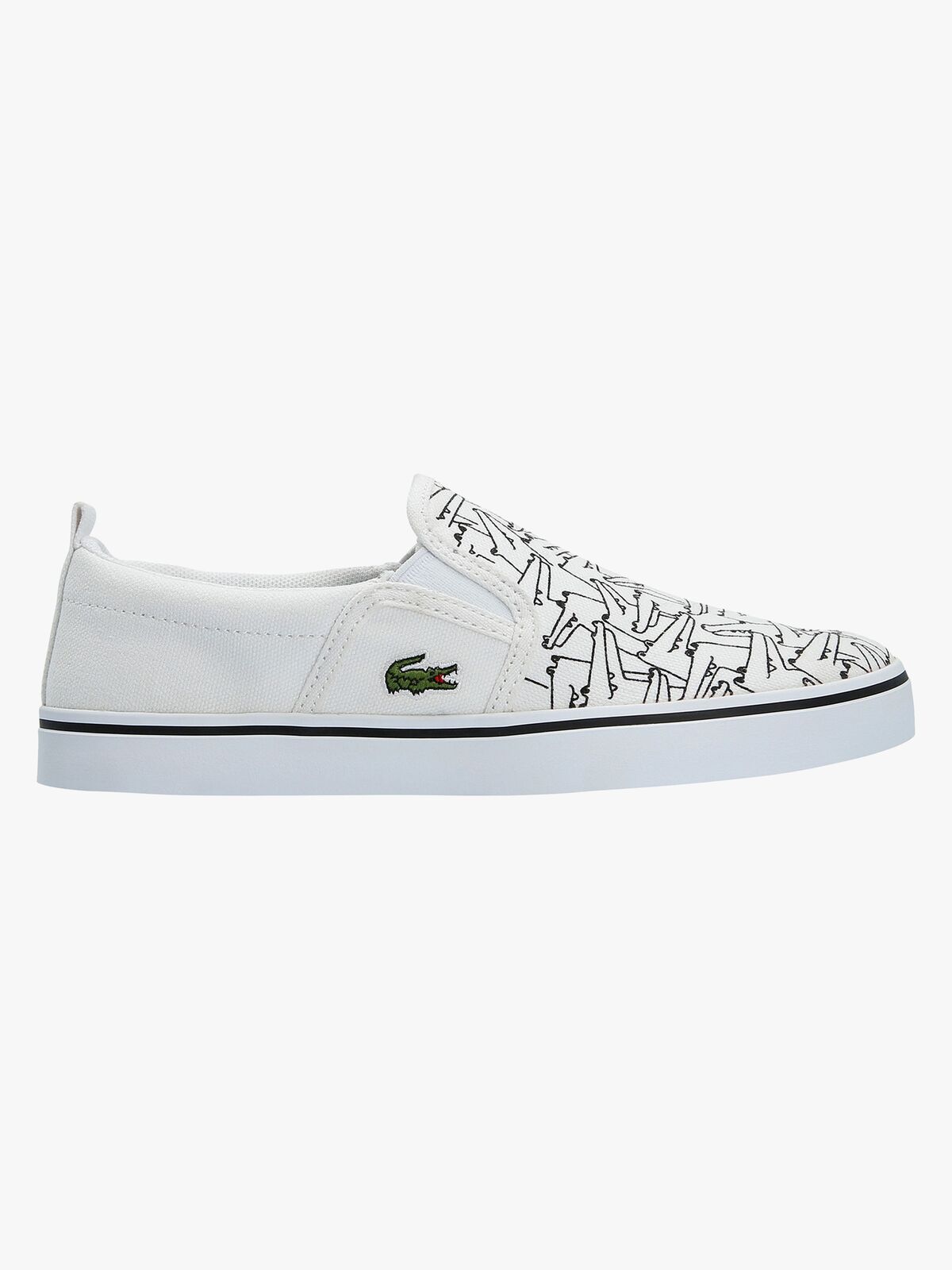 Lacoste Gazon 318 Sneakers, White/Black