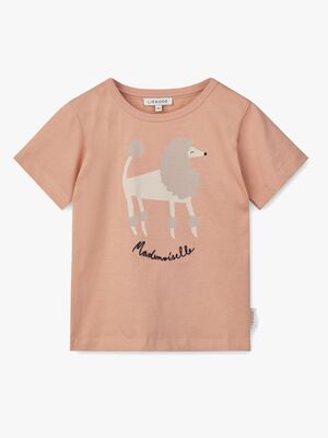 LIEWOOD Apia Placement T-shirt, Paris mademoiselle/Pale tuscany