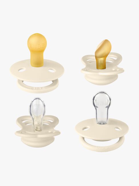 BIBS Sut Try-it Collection 4-pak, Ivory