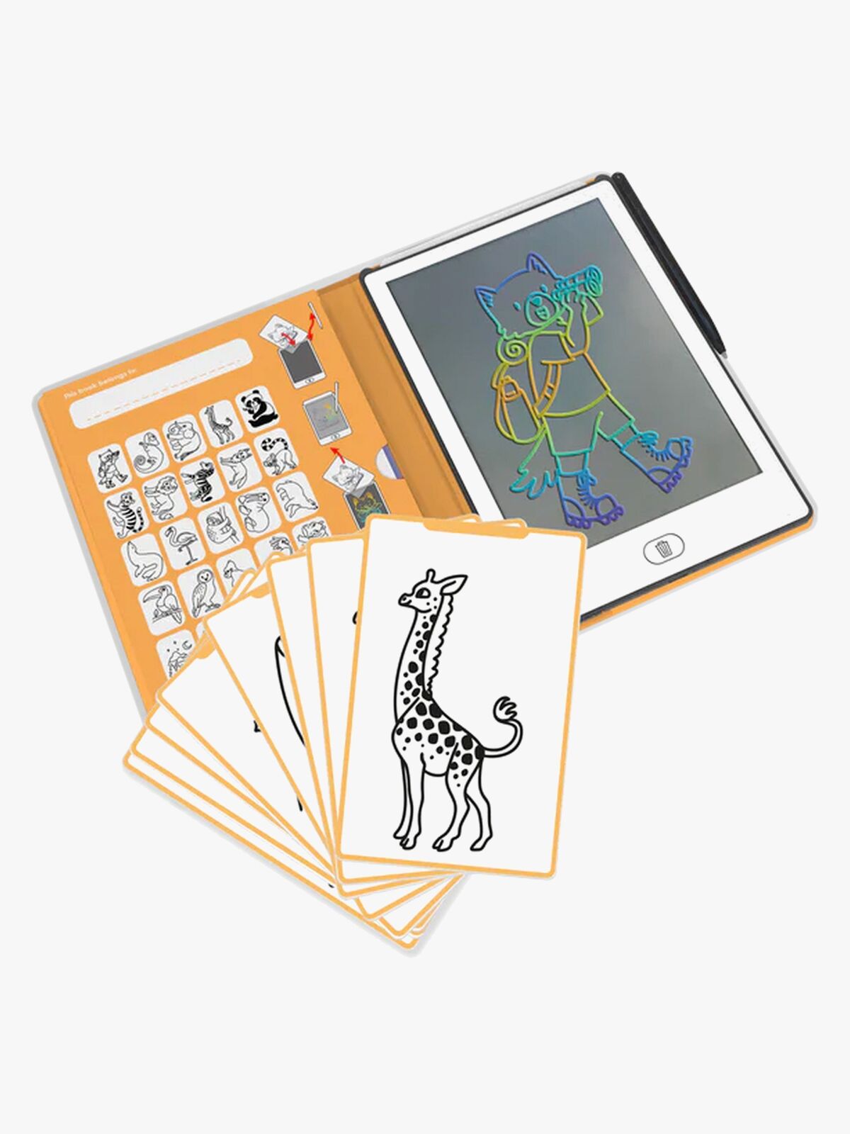 Kidywolf KIDYDRAW MINI Tegnetablet LCD Dyr