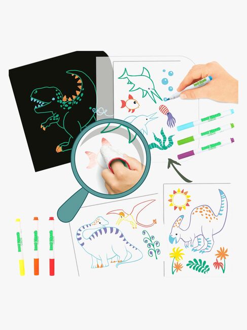 DinoWorld Malebog Mal og Visk Ud