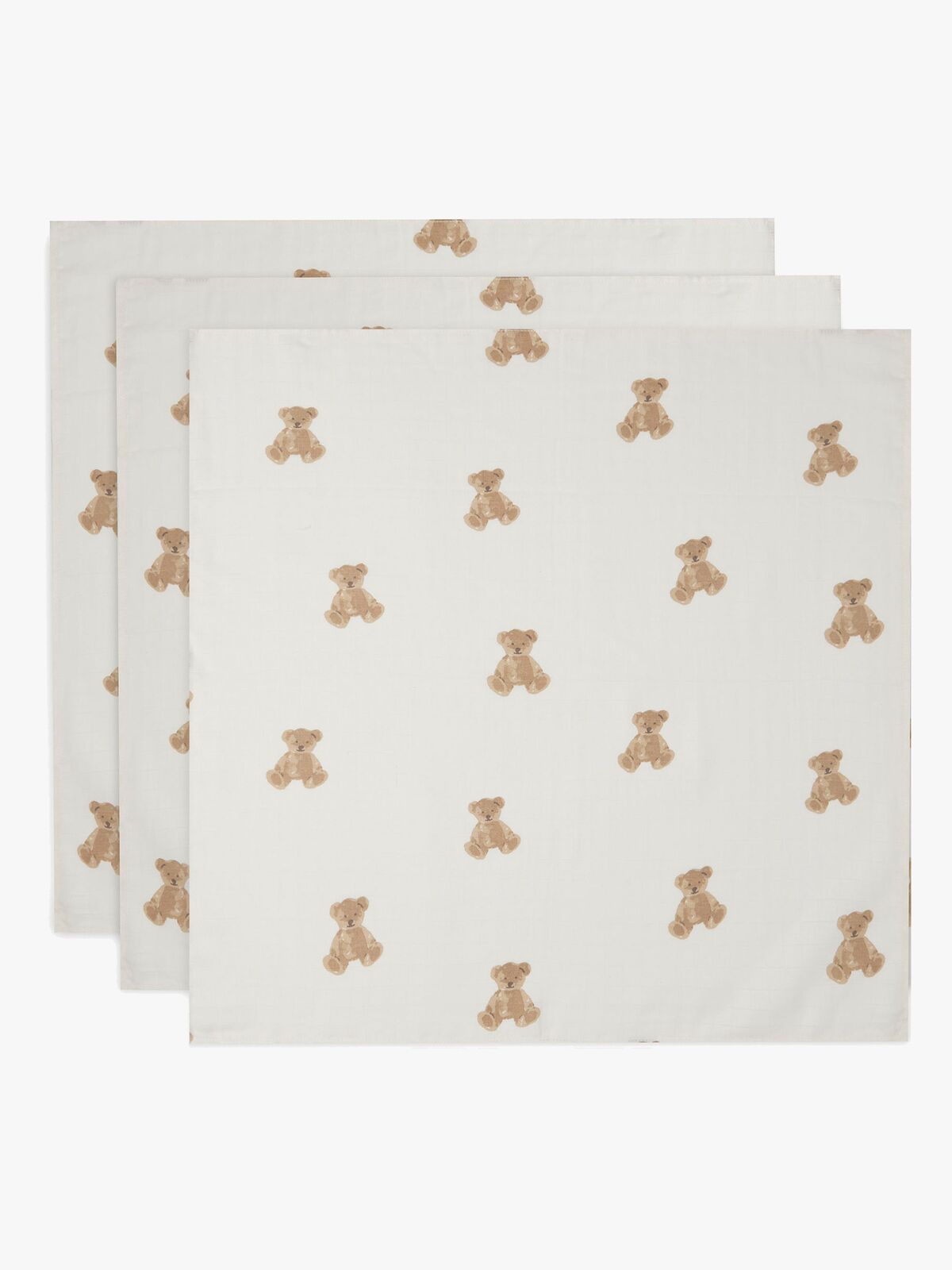 Jollein Stofble 3-Pak, Teddy Bear