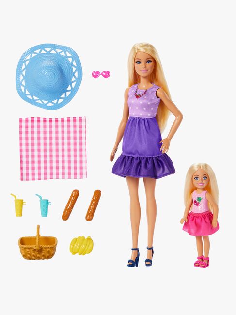 Barbie Family & Friends Legesæt Malibu & Chelsea Picnic