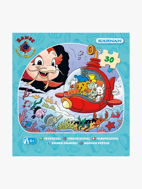 Kärnan Træpuslespil Bamse Verdens Stærkeste Bjørn og Havets Hemmelighed 30 Brikker