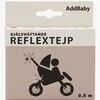 AddBaby Reflekstape 0.5 m, Sølvfarvet