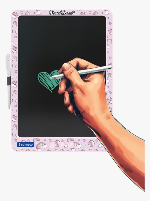 Lexibook Flerfarvet E-Ink Tegnetablet med Stenciler 14 Tommer