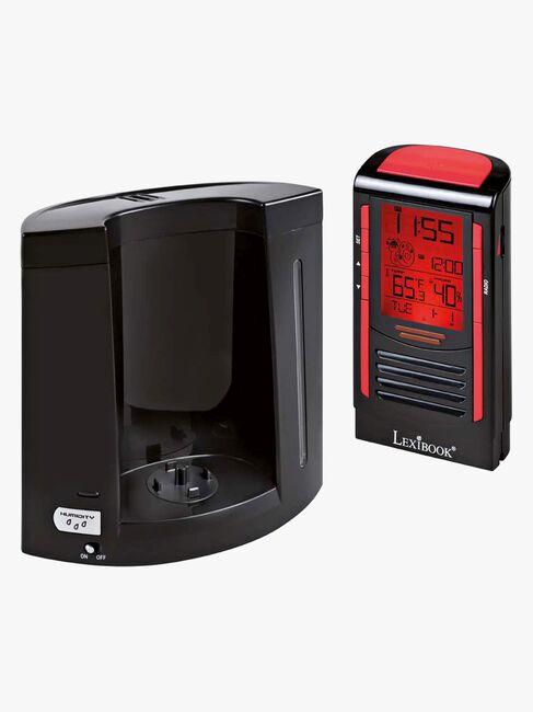 Lexibook Luftfugter Vækkeur, Black/Red