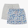 Luca & Lola Ricolo Shorts 2-Pak, Grey Melange