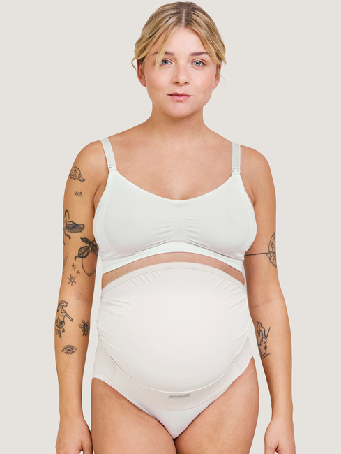 Carriwell Graviditetsbælte, Bredt, Hvid