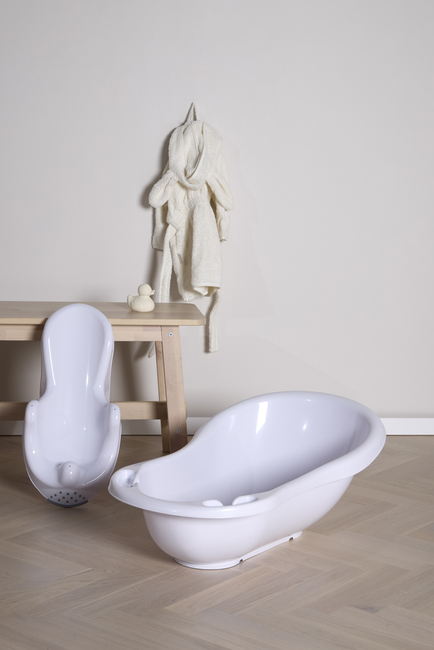 Beemoo CARE Badekar m. Badestol, Hvid