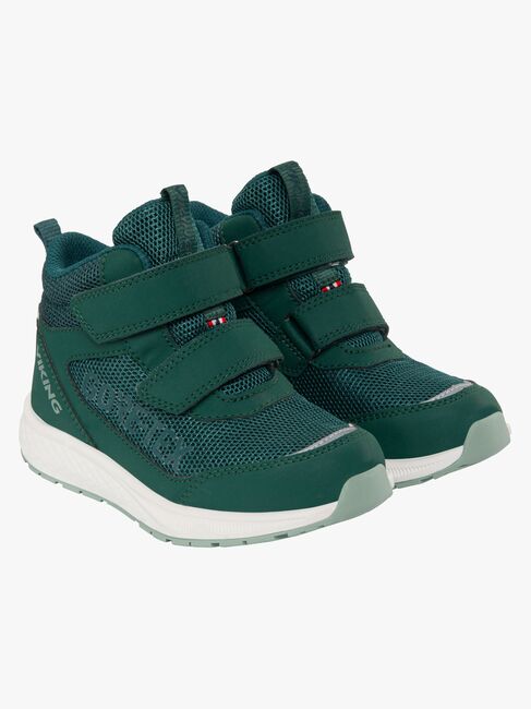 Viking Bouncy Mid 2V GTX Sneakers, Dark Green
