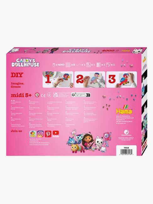 Hama Midi Gabby's Dollhouse Perlesæt 4000 Stk.