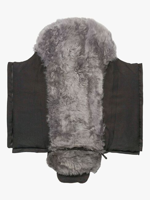 Nordlys Saga Lammeskindskørepose, Black/Grey