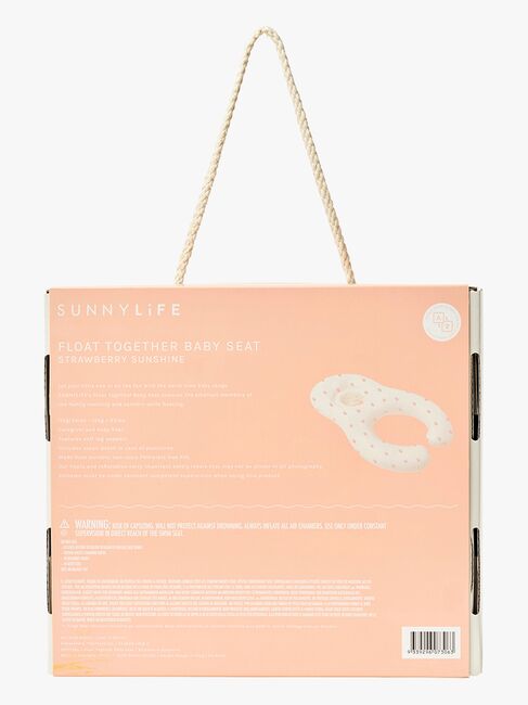 SUNNYLiFE Baby Float Together-  Oppustelig Flydemadras, Strawberry Sunshine