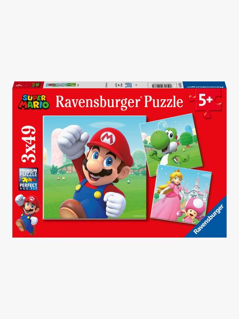 Ravensburger Puslespil Super Mario, 3X49 Brikker