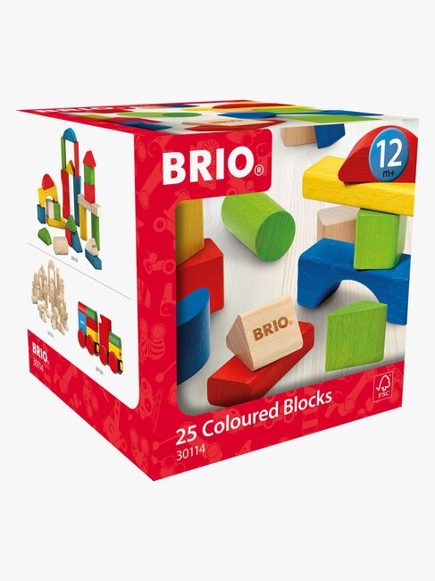 BRIO 30114 Byggeklodser Farvede 25 stk