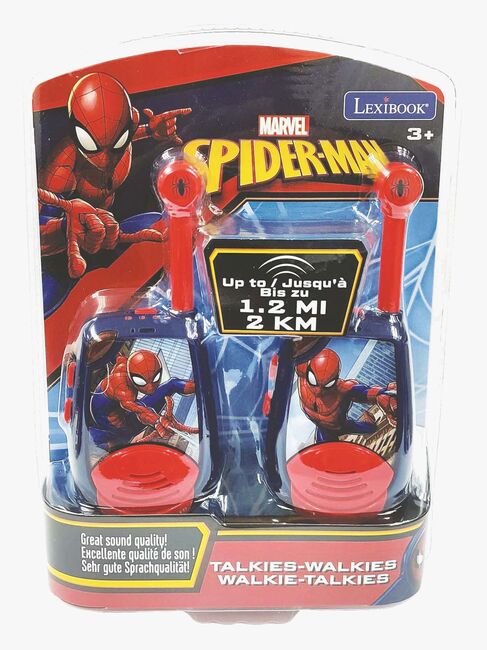 Marvel Spider-Man Walkie Talkie, Blå/Rød
