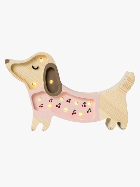 Little Lights Mini Lampe Hundehvalp, Pink