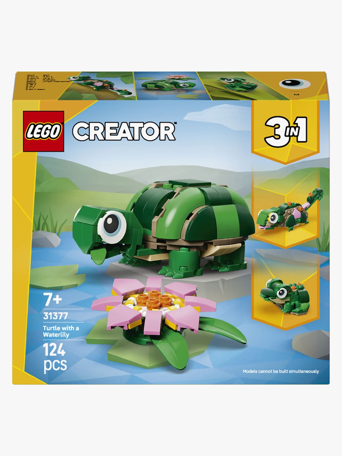 LEGO Creator 31377 Skildpadde med åkandeblomst