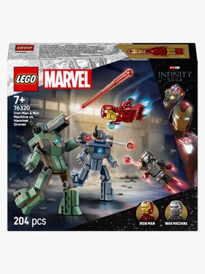 LEGO Super Heroes 76320 Iron Man og War Machine mod Hammer-droner