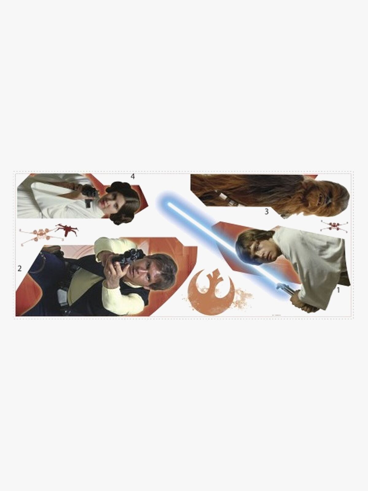 RoomMates Star Wars Wallstickers, Burst Giant