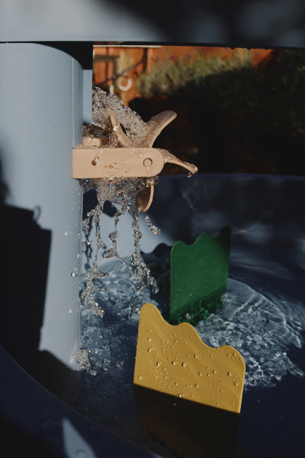 LIEWOOD Sepp Aktivitetsbord Vand & Sand, Blå