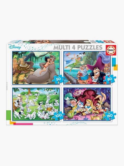 Educa Disney Classics Puslespil 4-i-1