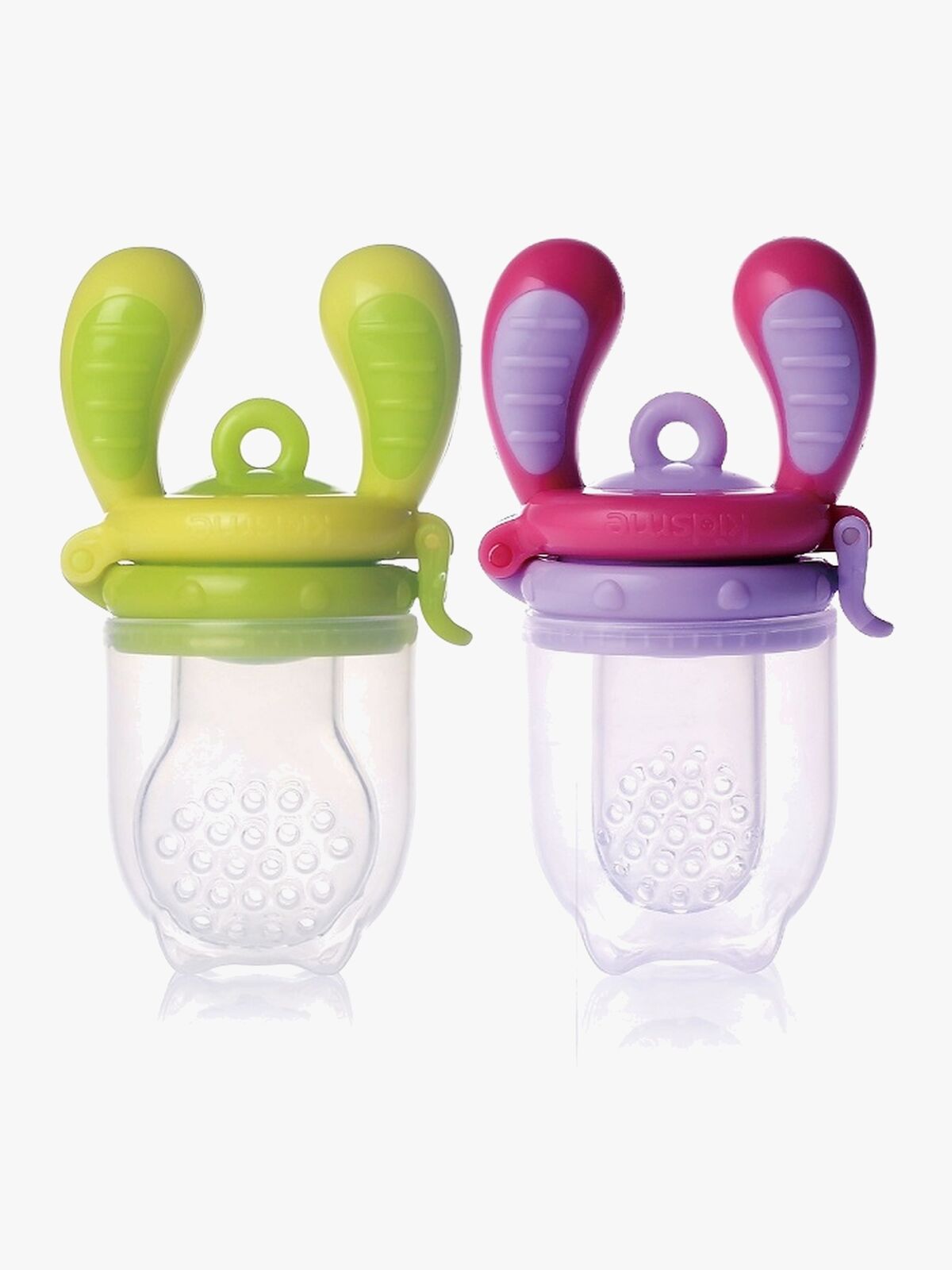 Kidsme Food Feeder 2 stk, Lilla/Lime