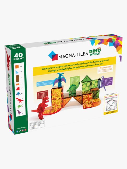 MAGNA-TILES Dino World Byggesæt 40 Dele