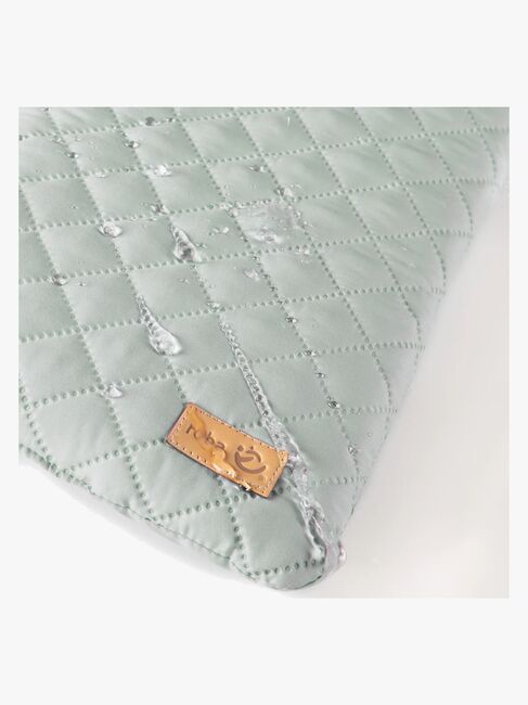 Roba Style Kravlegård med Hjul, Wood & Green