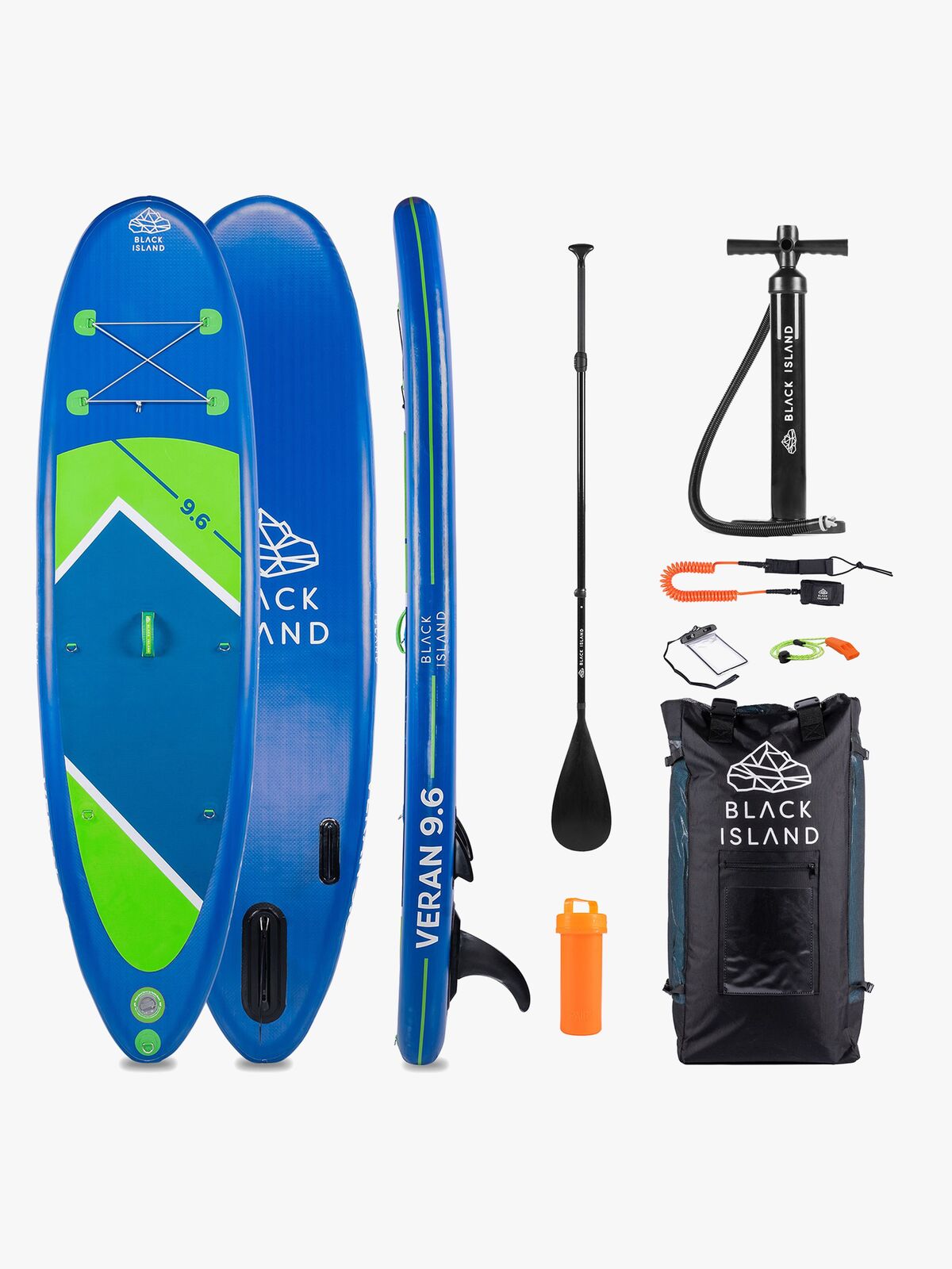 Black Island Sup-Bræt 9'6 Pakke