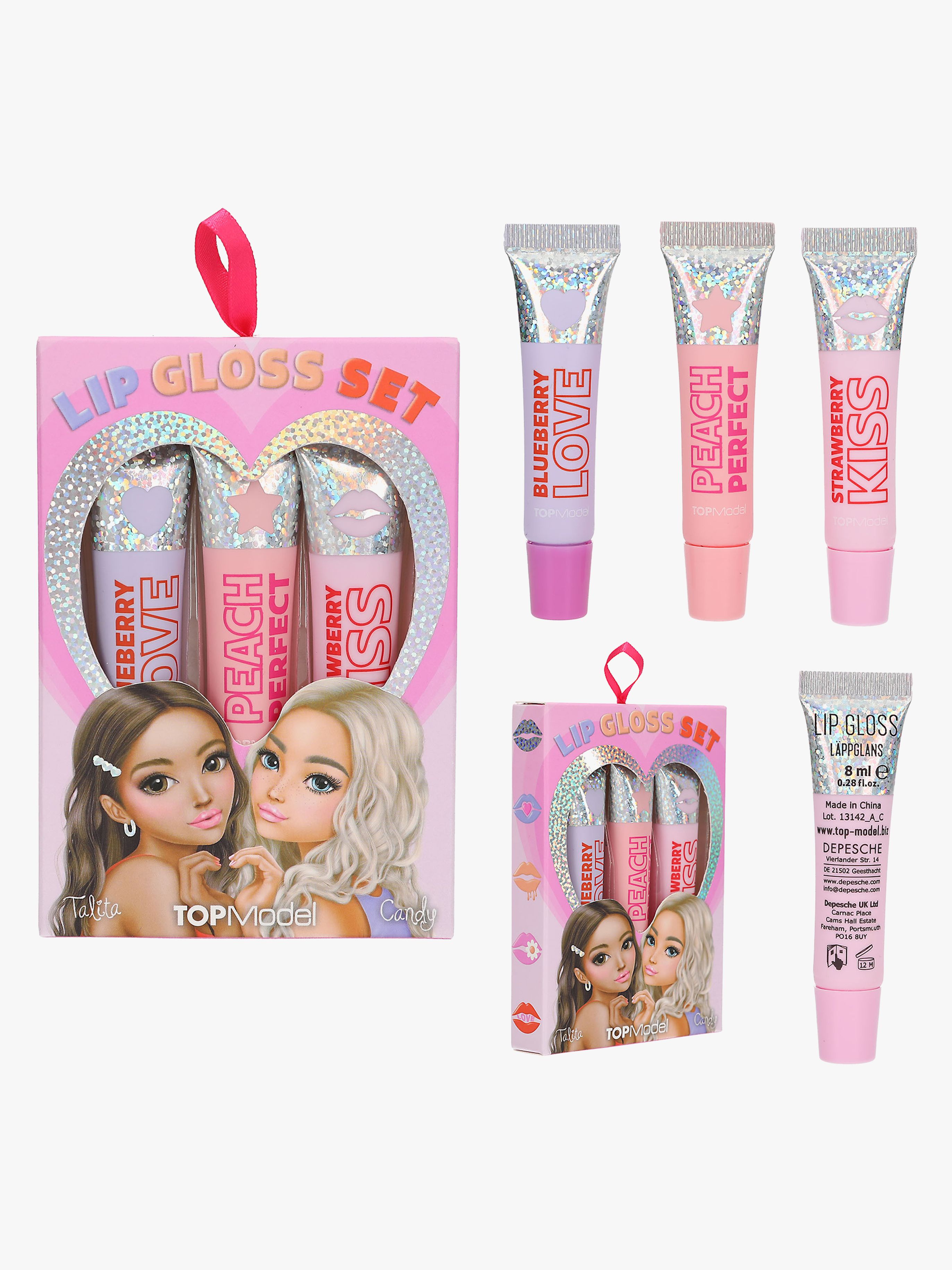TOPModel Beauty And Me Lipgloss 3-pak