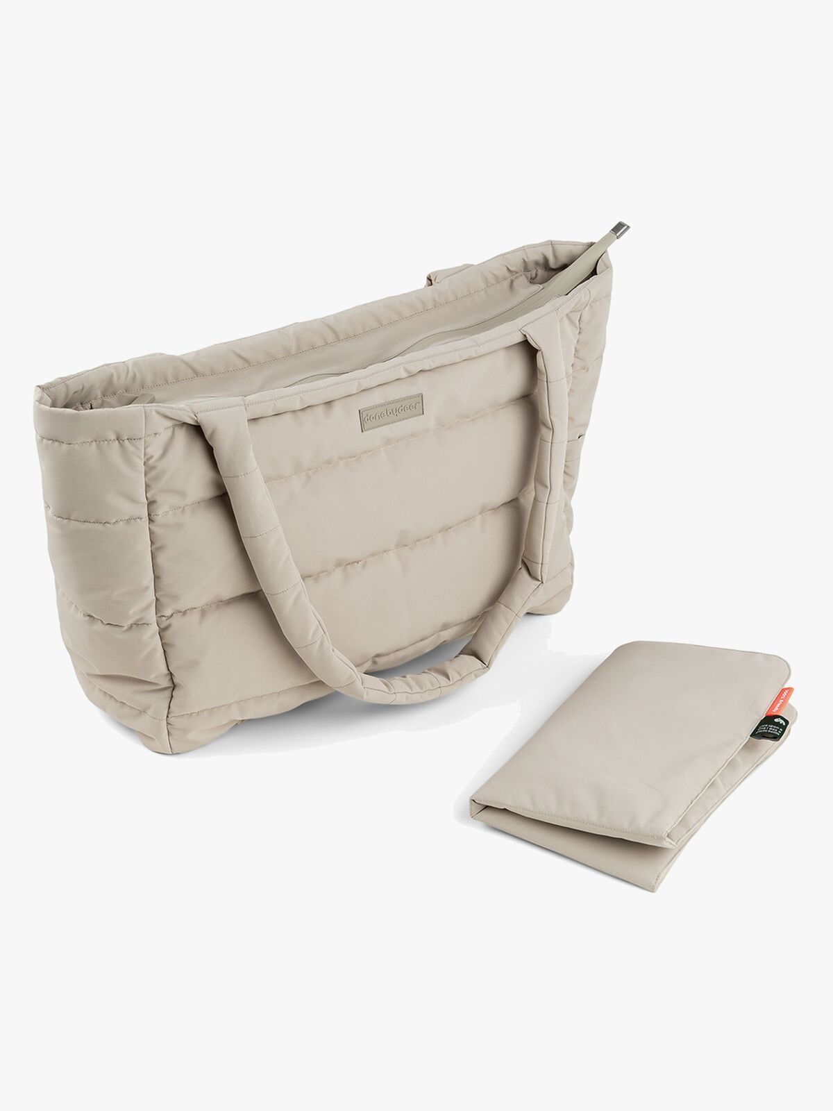 Done By Deer Quiltet Tote Pusletaske, Sandfarvet