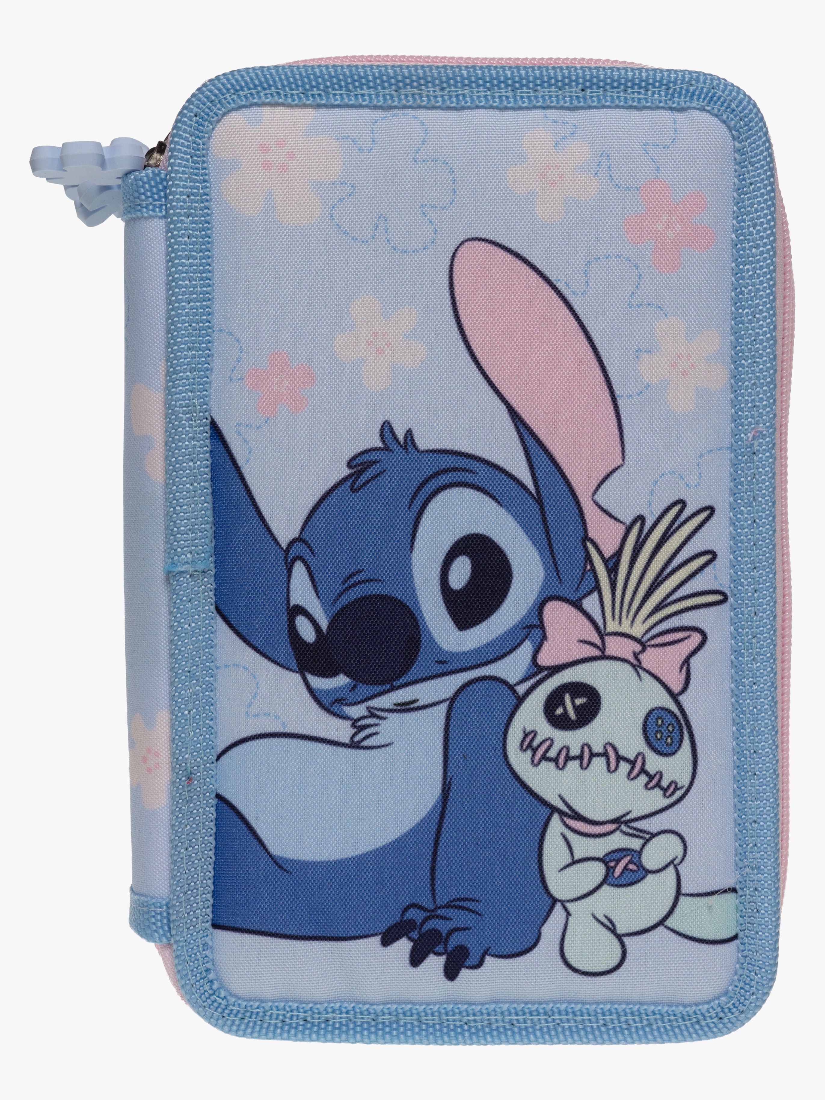 Disney Lilo & Stitch Penalhus med 3 Rum, Lyseblå