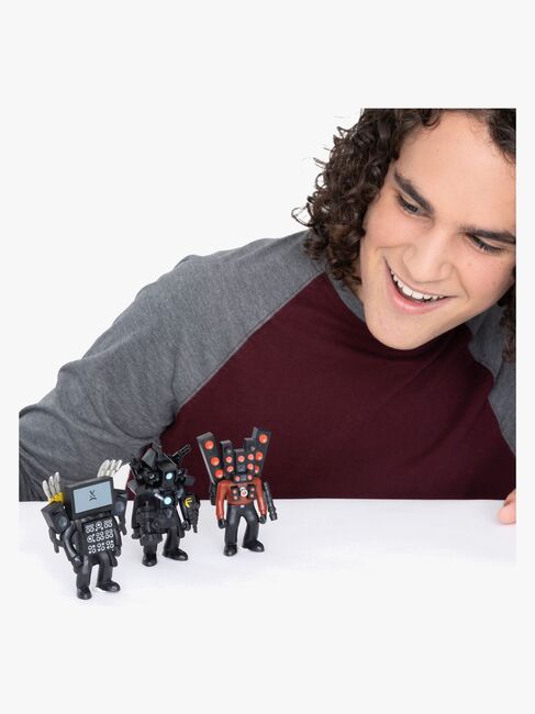 Skibidi Toilet Titan Collection Figursæt Series 1, 3-pak