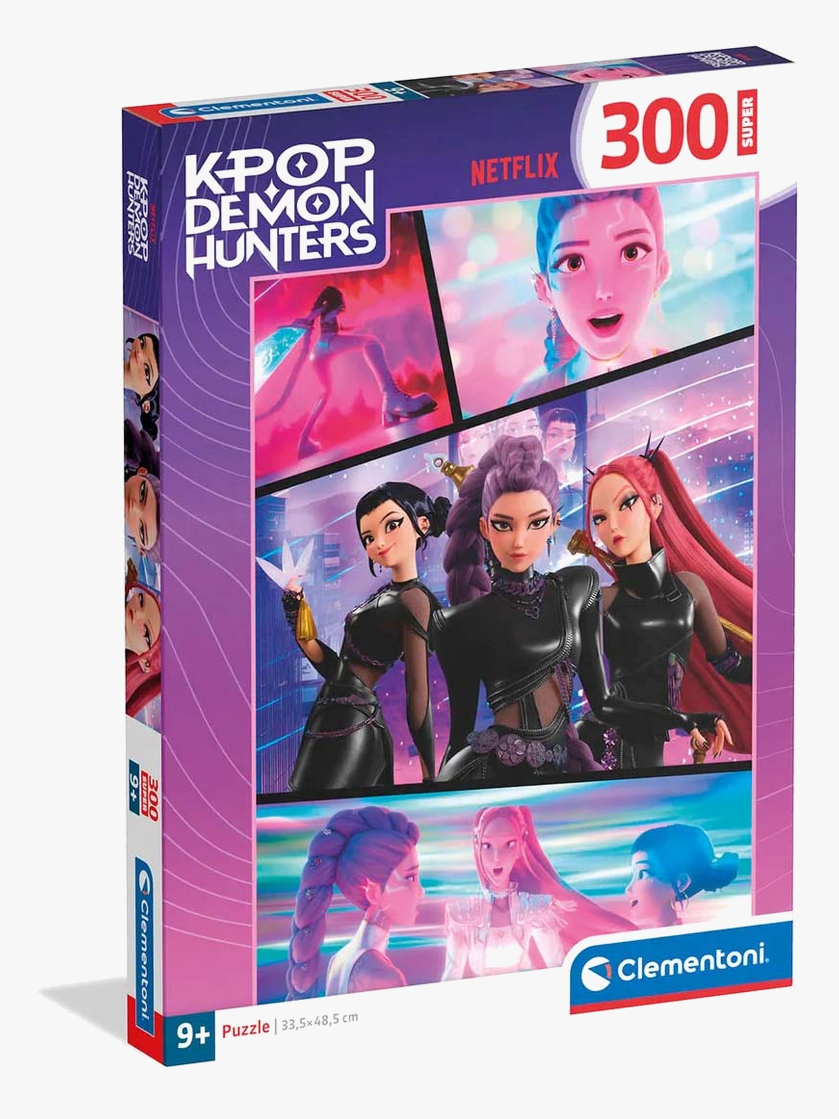 Clementoni K-Pop Demon Hunters Puslespil Super 300 Brikker