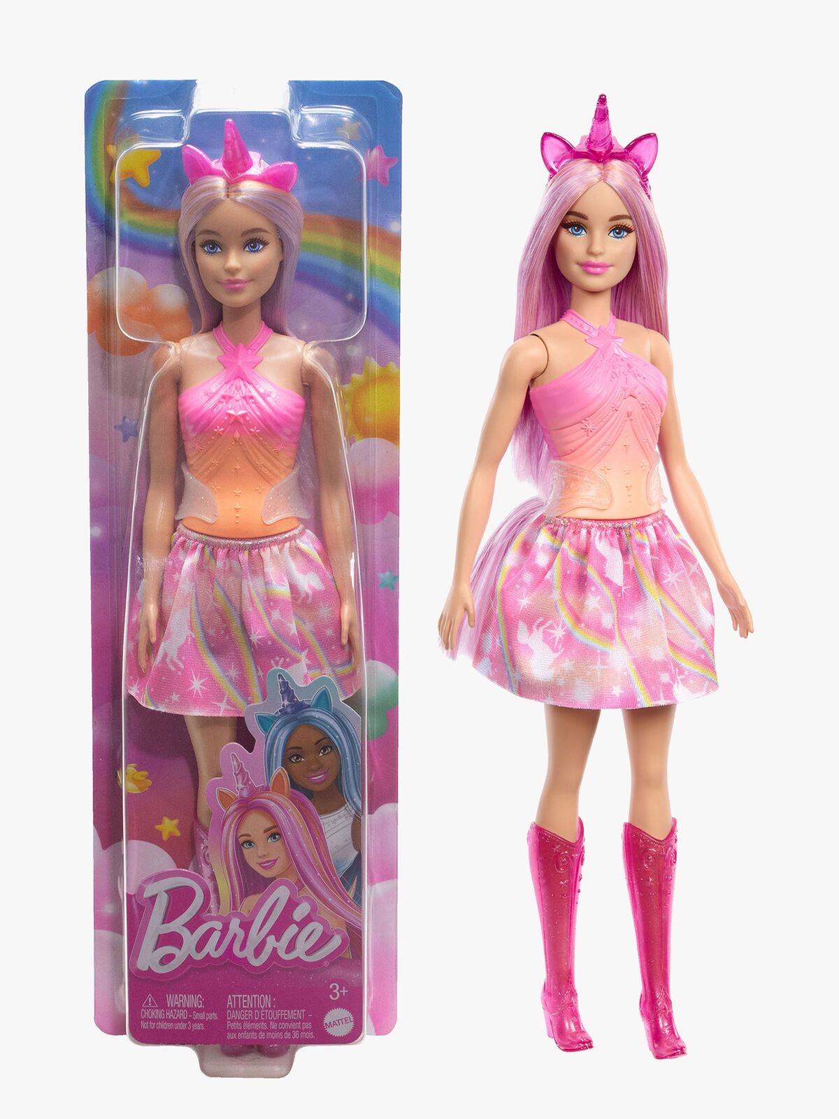 Barbie Core Enhjørning Dukke