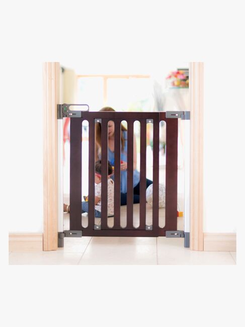 Safe & Care SafeGate Wood Skruegitter, Brun