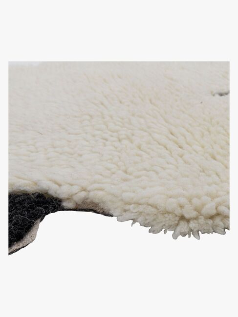 Bloomingville Dolly Gulvtæppe 84, Hvid