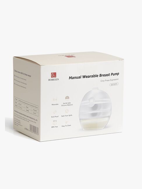 Beemoo CARE Horigen Bærbar Manuel Brystpumpe inkl. 10-pak Ammeindlæg