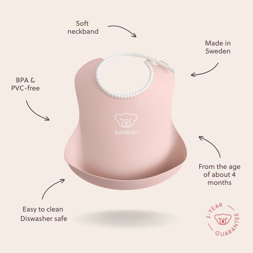 BabyBjörn Hagesmæk, Lyserød