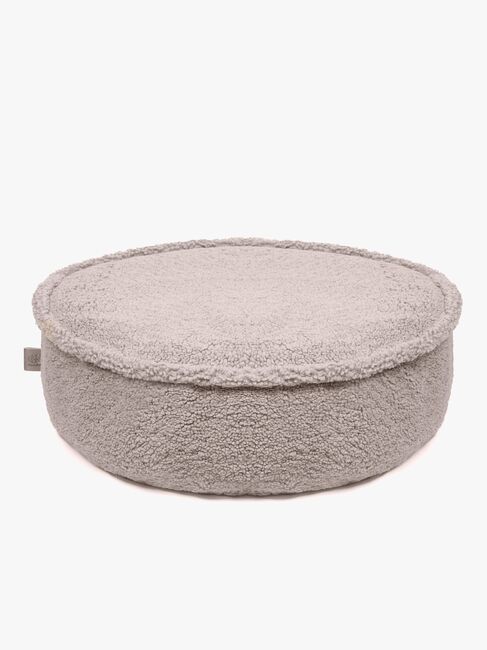 Meowbaby Bearly Rundt Puf, Lysegrå