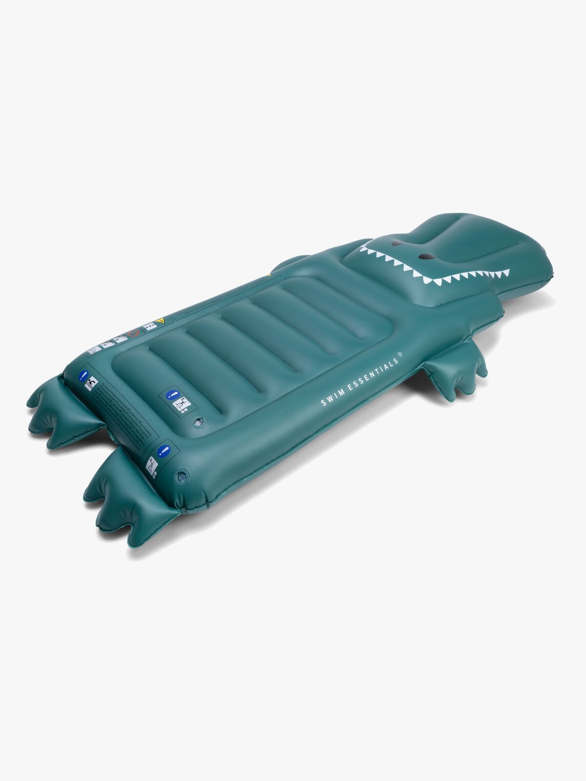 Swim Essentials Bademadras Dreamscape Green Crocodile 177 cm