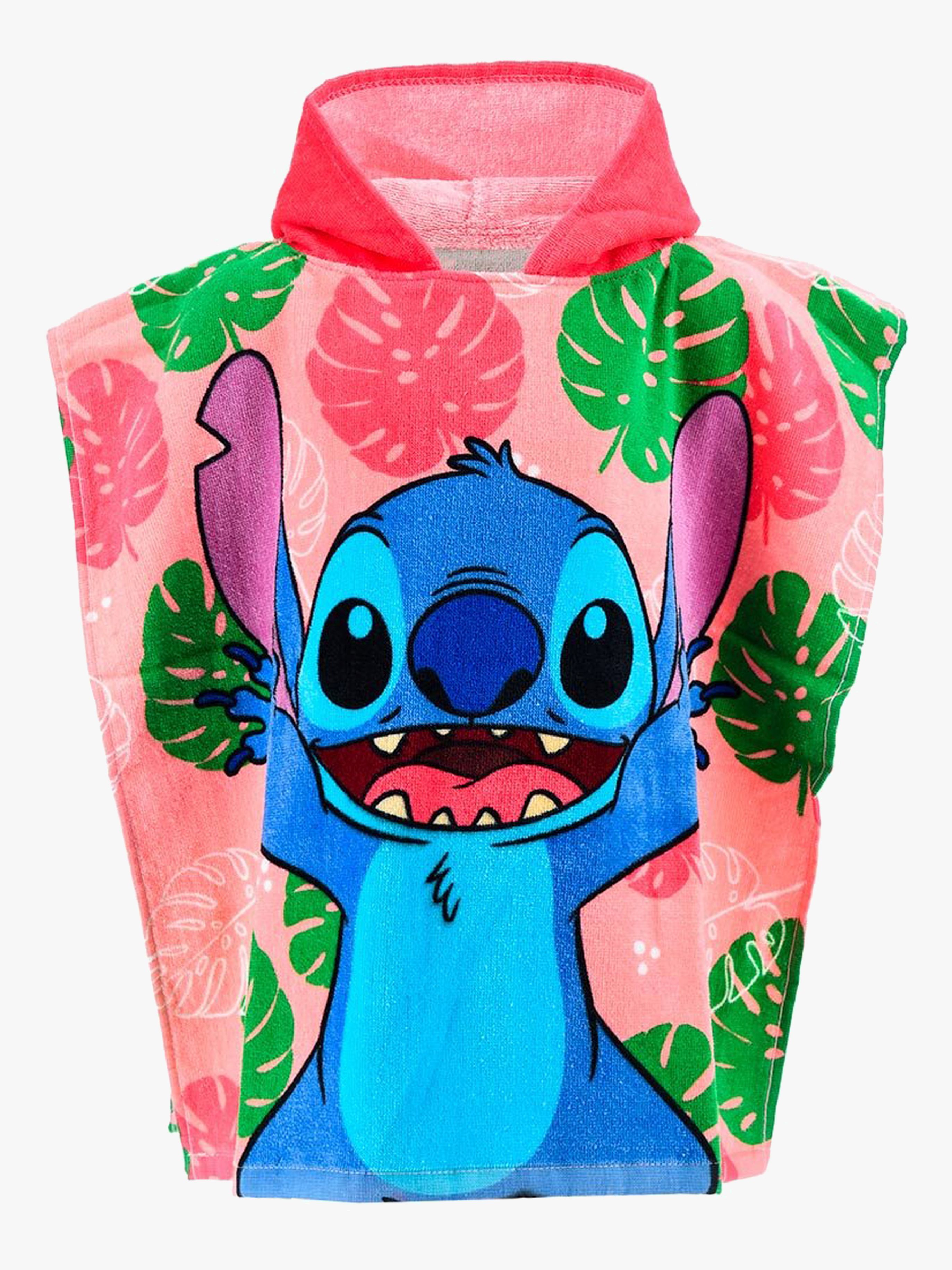 Disney Stitch Badeponcho 100% Bomuld, Pink