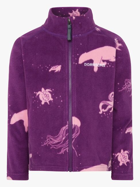 Didriksons Monte Fleecetrøje, Winter Ocean Purple